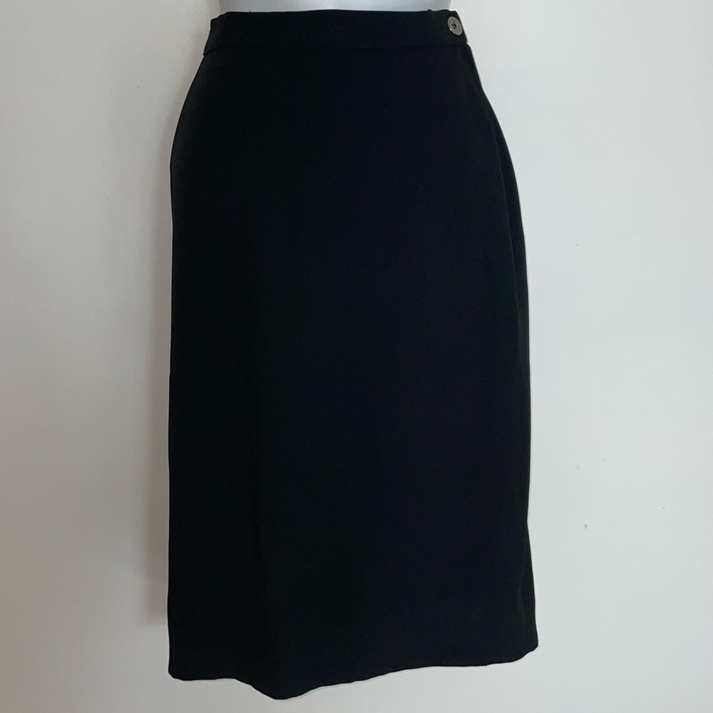 SOLD Sonia Rykiel Paris Black Midi Skirt